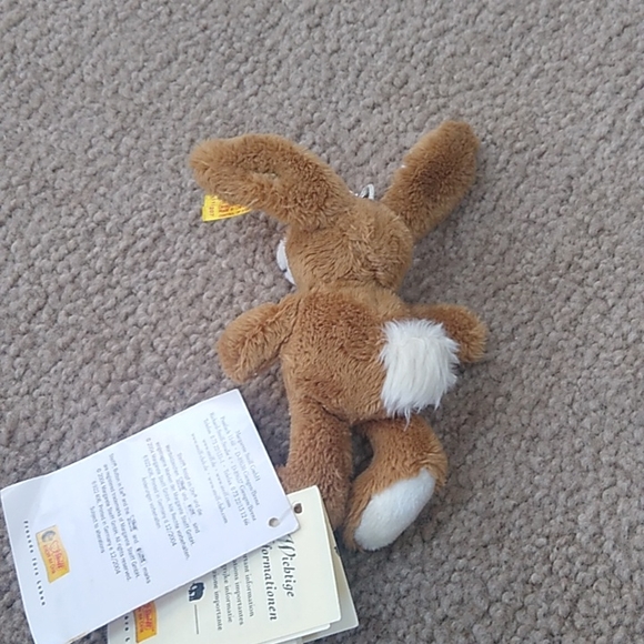 Steiff key chain Rabbit 4" - Picture 6 of 9